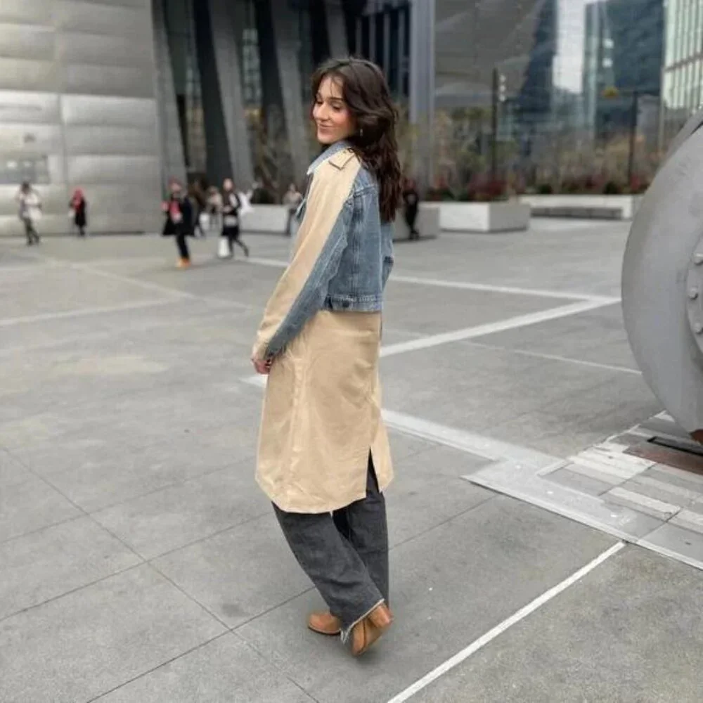 Galita Hybrid Denim Trench Coat - Picture 5 of 16